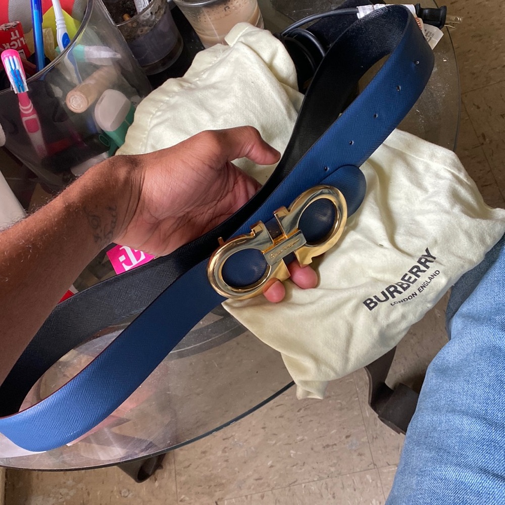 Blue feragamo